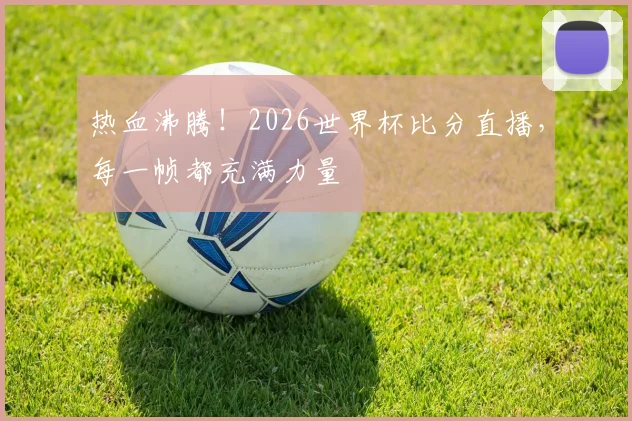 热血沸腾!2026世界杯比分直播,每一帧都充满力量